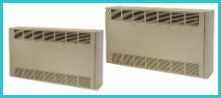 Heaters: Wall mount fully recessed, semi-recessed or surface mounted
