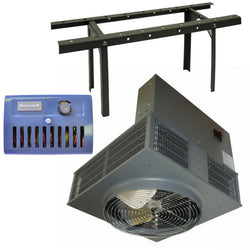 $6028.78 - 50 Kw, 170650 BTU´s, 480V, 3 PH, 60.21 A, with Control, 3300 CFM. Includes Bracket and Thermostat, USQWF-035, P3P2650CA1 + D1614 + A1601 + TC1602, Shipping Size: 69X55X69 in, 175 lb, Lead Time: 25 Business Days