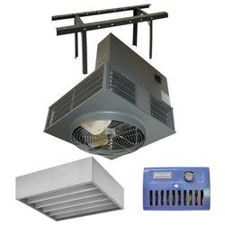 $6633.20 - 50 Kw, 170650 BTU´s, 480V, 3 PH, 60.21 A, with Control, 3300 CFM. Includes Diffuser, Bracket and Thermostat, USQWA-035, P3P2650CA1 + D1612 + A1601 + TC1602, Shipping Size: 69X55X69 in, 175 lb, Lead Time: 25 Business Days