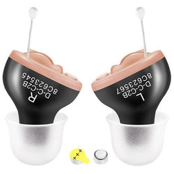  $110.06 - 1 Pair, ITE, Black, 300 to 4500Hz, Max. 129±3dB, Battery A10, 1.3V, ABS Plastic., USHBK-001, GM-910, Black, Shipping Size: 12X9X4 cm, 0.156 lb, Lead Time: 0 Business Days