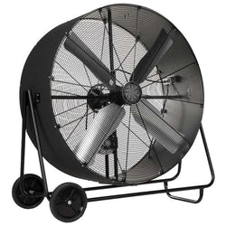 $3152.28 - 48"Ø, 14400CFM, 120/240V, 13.2/6.6A, 1Ph, 1HP, Belt Drive, Swivel Portable Blowers, EXP, Aluminum, Black, USIBS-009, PBS 48-B-HL, Shipping Size: 26X60X60 in, 173 lb, Lead Time: 10 Business Days