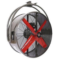 $2196.42 - Belt Drive, Ceiling Mount, 48"Ø, 19460CFM, 1HP Open Motor, 11.0A, 115V, 60Hz, Tilts 90°, USBCF-004, CMB4815, Shipping Size: 56X22X62 in, 271 lb, Lead Time: 5 Business Days