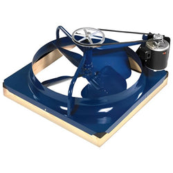 $781.23 - CC 4826, 48"Ø, 14500/9700CFM, 1/2HP, 115V, 8.2A, 2 Speed, No shutter included, Cools 2500 to 4000 Square Feet, Min Free Exhaust Area Required 22 SQFT., USCFM-007, CC4823, Shipping Size: 52X52X15 in, 110 lb, Lead Time: 5 Business Days