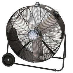 $1189.83 - 42"Ø, 9000CFM, 120V, 7.9A, 1Ph, 1/2HP, Direct Drive, Swivel Portable Blowers, Totally Enclosed, Black., USPXS-003, PBXS 42-D, Shipping Size: 16X48X48 in, 128 lb, Lead Time: 10 Business Days