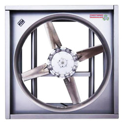 $4355.19 - Blade Size 48”, Direct Drive Reversible Fan, CFM 28100, Totally Enclosed Motor, 230/460V, 9.7/4.8A, 3Ph, 3HP, 860RPM., USRDD-013, FHIR4818T-X-DD, Shipping Size: 36X56X56 in, 405 lb, Lead Time: 12 Business Days