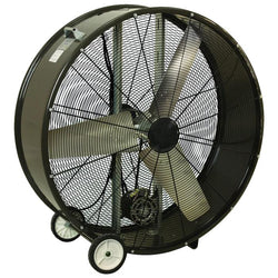 $494.74 - 42"Ø, 9000/13000CFM, 115V, 5.8A, 1Ph, 1/2HP, 485/505RPM, Belt Drive, Portable Blowers, ODP, 2-Speeds., USQBX-002, QBX4223, Shipping Size: 47X48X23 in, 99 lb, Lead Time: 5 Business Days