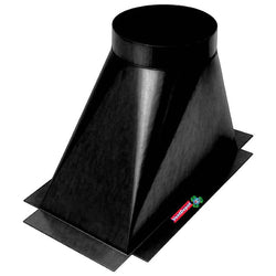 $821.47 - Ø24” Slope Base Diameter in Stainless Steel, Base Height 12”, Flange 4”, Roof Opening 30”x30”, Pitch 12/12., USSTL-156, SB24SSO-12/12, Shipping Size: 30X30X42 in, 60 lb, Lead Time: 45 Business Days