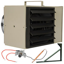 $7343.42 - 48.0 W, 163800 BTU´s, 480 V, 3 PH, 57.8 A, 2275 CFM, includes Thermostat and Bracket, USTCB-051, P3PUH48CA1 +TUH1 + UHB4, Shipping Size: 52X46X28 in, 44 lb, Lead Time: 25 Business Days