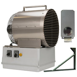 $7586.49 - 15 Kw , 51200 BTU, 480 V, 3 PH, 18.1 A, Temp 68°F, Air Throw 28’, 700 CFM, Includes Thermostat  TW255A, Includes Bracket  A5520/UHB., USTSH-032, P3P5515T + TW255A + A5520/UHB, Shipping Size: 16X21X24 in, 64 lb, Lead Time: 40 Business Days