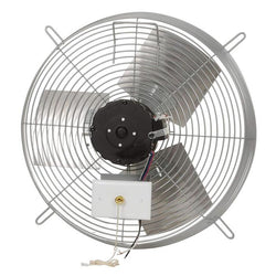 $1013.29 - 30"Ø, 3950 CFM max, 120V, 2.7 A, 1/4HP, Direct Drive Totally Enclosed Motor, Aluminum blade  + Wall Shutter, USOFN-016, CE 30-D + CES-30G, Shipping Size: 36X36X9 in, 44 lb, Lead Time: 5 Business Days
