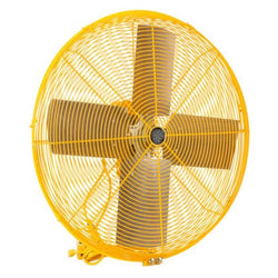  $616.90 - 24"Ø, 5600/4900CFM High/Low, 120V, 3.5A, 1/2HP, 2 Speed, No Mount, Yellow., USHDA-001, HDH 24, Shipping Size: 16X 29X 29 in, 44 lb, Lead Time: 10 Business Days