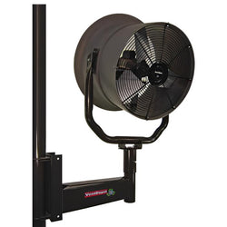 $2133.97 - 30"Ø, Post or Wall Mount, 10637CFM, 1140RPM, 1HP Totally Enclosed Motor, 2.0A, 460V, 3 Phase, 60Hz, USWPJ-008, HV3015-Z + HMB2430, Shipping Size: 40X24X40 in, 210 lb, Lead Time: 5 Business Days