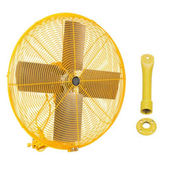 $1077.39 - 24"Ø, 5600/4900CFM High/Low, 120V, 3.5A, 1/2HP, 2 Speed, Ceiling Mount, Yellow, With Drop Down Switch, USLFA-002, HDH 24-JR + HDM-C, Shipping Size: 16X29X29 in, 44 lb, Lead Time: 10 Business Days