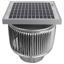 $316.28 - 12"Ø, 740CFM, 1257m³/hr, 10W Panel Solar, 12V, 3W Fan, 14W Total, 1 Number of Fan, 113Sq.In./0.78Sq.Ft. NFVA., USSNV-006, ASF-12-PVC, Shipping Size: 16X12X16 in, 7.25 lb, Lead Time: 20 Business Days