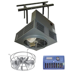 $6552.97 - 50 Kw, 170650 BTU´s, 480V, 3 PH, 60.21 A, with Control, 3300 CFM. Includes Diffuser, Bracket and Thermostat, USQWP-035, P3P2650CA1 + D1610 + A1601 + TC1602, Shipping Size: 69X55X69 in, 175 lb, Lead Time: 25 Business Days