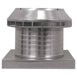 $127.13 - 12"Ø, 6" Tall Collar, 16" CMF, 113 Sq. In/0.78 Sq. Feet NFA, 235/470 Sq. Foot. IBC, 0/12 min, 12/12 max. Pitch Capacity, USPVC-002, PV-12-C6-CMF, Shipping Size: 17X14X17 in, 6 lb, Lead Time: 20 Business Days
