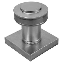 $50.65 - 3"Ø, 4" Tall Collar, 6.5" CMF Width, 7 Sq. In/0.05 Sq. Feet NFA, 14/29 Sq. Foot IBC., USRCM-002, RBV-3-C4-CMF, Shipping Size: 7X8X7 in, 0.63 lb, Lead Time: 20 Business Days