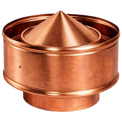 $117.27 - 1Pc, 4" Diameter, Copper (16 oz), 40 CFM (4 mph wind)., USEVE-002, EV04C, Shipping Size: 5X9X8 in, 5 lb, Lead Time: 10 Business Days