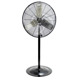  $501.01 - 24"Ø, 3200/3000/2800CFM High/Med/Low, 120V, 1.75/1.26/1.15A, 1/8HP, 1Phase, 3 Speed, Pedestal, Black., USCUW-001, CACU 24-PO, Shipping Size: 8X31X38 in, 68 lb, Lead Time: 10 Business Days