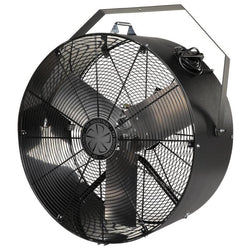 $865.33 - 30"Ø, 4400/3900CFM, 120V, 2.7A, 1Ph, 1/4HP, 3900/730RPM, Direct Drive, Wall/Ceiling, Totally Enclosed, Black., USMBY-004, MBX-30-DY+ MBM-W, Shipping Size: 18X36X38 in, 64 lb, Lead Time: 10 Business Days