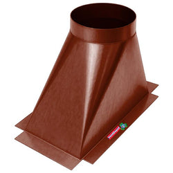 $887.35 - Ø24” Slope Base Diameter in Copper, Base Height 12”, Flange 4”, Roof Opening 30”x30”, Pitch 12/12., USCSB-156, SB24CO-12/12, Shipping Size: 30X30X42 in, 60 lb, Lead Time: 45 Business Days