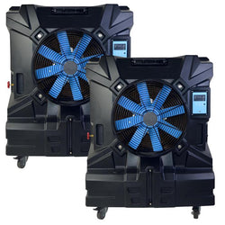 $4447.10 - 2Pcs, 18"Ø, 5200CFM, 8834m³/h, 110-120V/60Hz, 820W, 8.0A, 1.1HP, 1625rpm, 2155Sq.Ft., 20 gal. Capacity, 70-90dB, with LED light., USPTZ-002, BWC180460 (2pzs) LED light, Shipping Size: 76X24X48 in, 238 lb, Lead Time: 30 Business Days