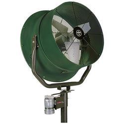 $2867.77 - 30"Ø, Ceiling Mount, 10600CFM, Oscillating, 1HP Totally Enclosed Motor, 1.16A, 460V only, 3 Phase., USOAO-016, HV3015OC-Z + VMB2430-OSC , Shipping Size: 42X25X54 in, 265 lb, Lead Time: 5 Business Days