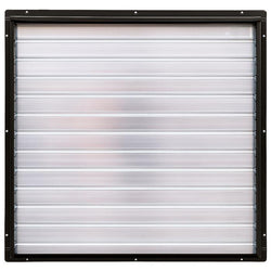 $829.34 - 60", Exhaust, Double Panel, Mounts to Building Exterior., USSMA-010, IWSD60, Shipping Size: 70X5X70 in, 86 lb, Lead Time: 0 Business Days