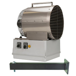 $12260.82 - 48 Kw, 163824 BTU, 480 V, 3 PH, 57.8 A, Temp 84°F, Air Throw 42’, 1800 CFM, Includes Bracket  W5550/WMK., USWHS-040, P3P5548T + W5550/WMK, Shipping Size: 14X22X19 in, 126 lb, Lead Time: 40 Business Days