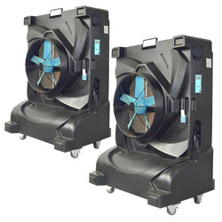 $7697.43 - 2Pcs, 28"Ø, 9020CFM, 15324m³/h, 110-120V/60Hz, 559W, 5.8A, 3/4HP, 1100rpm, 2125Sq.Ft., 80 gal. Capacity, 60-100dB with Antibacterial Housing. , USNTX-002, AWC280700 (2), Shipping Size: 110X41X80 in, 568 lb, Lead Time: 30 Business Days